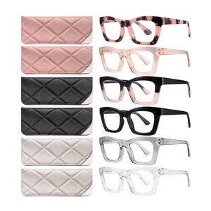 CCVOO 6 Pack Oprah Reading Glasses for Women, Eyeglasses, Blue Light Readers for Women, Computer Eye Glasses, Cheaters +1