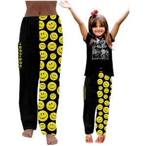 Paradise Towelwear Co. Towel Pants for Swimmers – Smiley Face- Cotton Terry Towel Pants – Beach Coverup – Resort Wear – Swim wear (Adult M) Brown