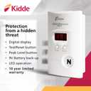 Kidde Carbon Monoxide Detector, Plug-In with 9V Battery Backup, Digital Display, 85 dB Alarm, LED Status Light Indicators, 3rd Edition