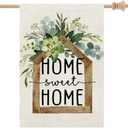 AACORS Spring Garden Flag 2840 Inchl Floral Home Sweet Home Decorative Large Vertical Double Sided Holiday Farmhouse Seasonal Outside Decor for Yard AG031-40