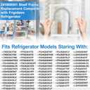 Upgraded 241969501 Shelf Frame without Glass Refrigerator Compatible with Frigidaire Shelf Replacement Parts Frigidaire Gallery Shelf Replacement LFSS2612TF0 FGHS2631PF4A FFSS2615TS0 Drawer Shelves