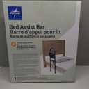 Medline Bed Assist Bar with Storage Pocket, Height Adjustable Bed Rail for Elderly Adults, Assistance for Getting In and Out of Bed at Home