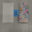 for iPhone 17 Case,[3 in 1] with Screen Protector & Camera Lens Protector, Flower Pattern Design,Clear Soft Shockproof Slim Floral Phone Cover for Women Girls 2025 6.3"(Colorful Blooming)