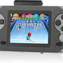 TaddToy 16 Bit Handheld Game for Kids Adults, 3.0'' Large Screen Preloaded 230 HD Classic Retro Video Games with USB Rechargeable Battery & 3 Game Cartridges for Birthday Gift for Kids 4-12 (Black)