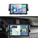 5/6GWiFi 8Core Qualcomm 4G+64G,Radio for Honda Civic 2016-2020 Radio Android Car Stereo 5.1Bluetooth,Wireless Carplay,DSP Hi-Res,Android Auto,9‘’ 1280P IPS Touch Screen,Cooling Fan,GPS,FM/RDS,Camera