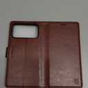 Wallet Case for iPhone 17 Pro Max with Credit Card Holder,PU Leather Folio Flip Kickstand Protective Shockproof Cover for Apple 17 Pro Max Phone Case (Brown, for iPhone 17 Pro Max - 6.9'')