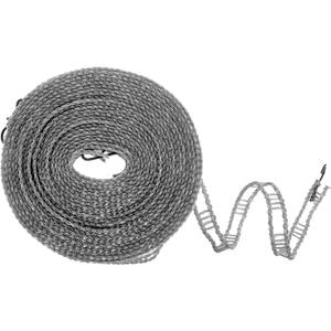 uxcell Windproof Clothesline, 8M 26ft Plastic Non-Slip Clothes Drying Rope Portable Travel Clothesline for Courtyard Outdoor Laundry Camping, Grey (Gray)