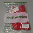 PRETTYGARDEN Women's Summer Spaghetti Strap Tank Tops Sleeveless Camisole Blouses Asymmetrical Going Out Basic Tank Shirt (Red, M)