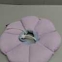 Cat Cone Collar,Cute Waterproof Cat Recovery Collar,Anti-Bite Lick Wound Healing Safety Elizabethan e Collar for Cats,Purple Flower All-Season Style