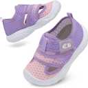 Centipede Demon Toddler Sandals for Boys Girls Quick Dry Kids Water Sandals Outdoor Breathable Aqua Shoes Lightweight Summer Barefoot Shoes for Swim Pool Beach (Purple Pink), 7 Toddler 23