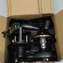 Kwikset Tustin Interior Privacy Door Handle with Lock, Metal, Door Lever For Bathroom and Bedroom, Venetian Bronze Reversible Keyless Turn Lock, with Microban Protection (1 Pack)