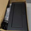 UL Listed Recessed Power Strip, Pop Up Power Cover Box Desktop Socket with PD 20W USB C Charging Ports, Stainless Steel Receptacle Outlet for Conference Room Countertop (Black-USB C)