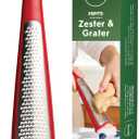 OTOTO Grater - Stainless Steel, BPA Free, Dishwasher Safe, Fun Kitchen Gadget, Vegetable Shredder, Cute Kitchen Gifts & Accessories (Pepito Gnome Grater, Red)