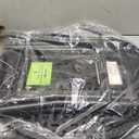 Cocktail Table 28in High Top Round Folding Indoor Outdoor, Plastic Bar Height Foldable Bistro Tall Table for Party, Patio, Dining Room, Kitchen, Events, Removable Locking Legs, Black (2843 in)