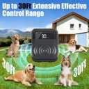 Anti Barking Device for Dogs  3 Adjustable Frequency (10-30kHz), 30 Ft Range, Rechargeable, Auto Bark Detection Black
