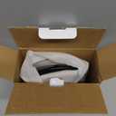 BESy Matte Black Bathroom Hand Towel Ring Towel Holder, Rustproof Wall Mounted Bathroom Hardware Accessory SUS 304 Stainless Steel Towel Rack