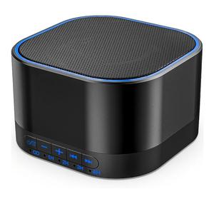 Magicteam White Noise Machine with 20 Non Looping Natural Soothing Sounds Memory Function 32 Levels of Volume Powered by AC or USB and Sleep Sound Timer Therapy for Baby Kids Adults Black