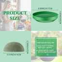 8 Sets Floral Foam Round, 5.5 x 2.7 Inch Floral Dry Round Flower Foam Half Ball with Bowl for Artificial Plant Arrangement and Wedding and Garden Decorations