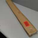 LazBlinds No Drill 1" Vinyl Mini Blinds, 33" W x 48" H, Cream