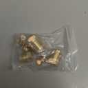 MorningRo 6 Pcs Brass Flare Plug 6 Sizes Set 1/4 5/16 3/8 1/2 5/8 3/4 Tube Od Sae 45 Degree Flare Tube Fitting Seal Plugs Brass Fitting Assortment