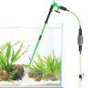 AQQA Aquarium Siphon Gravel Vacuum Fish Tank Cleaner kit,Stress Ball Python Water Changer,Extendable Length and Fixed On Fish Tank,Manually Water Changer Wash Sand (S) (S)