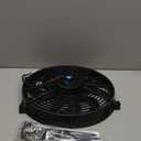 A-Team Performance 110011 Universal Electric Radiator Fan - 2400 CFM High-Output Radiator Fan - Reversible Push/Pull Operation for Automotive Use - 14 in, 12V, Pack of 1