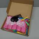 141 Pieces Hair Rollers Set Include 60 Plastic Hair Rollers (Multicolor,6 Size)