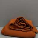 RYB HOME Bedroom Curtains Short - Blackout Privacy Energy Saving Curtains for RV Bunk Camper Bedroom Basement Kitchen Door Window Decor, 52" Width x 36" Length, Burnt Orange, 2 Pcs