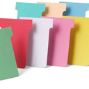 Nobo, Pack of 100 T-Cards for Planners, Index 4, Pink, 2004008