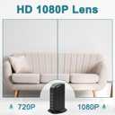 1080P HD WiFi Camera USB Charger Camera Wireless Indoor Nanny Cam with Motion Detection Small Security Cameras for Home, Baby, Pets