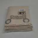 BGment Faux Linen Curtains 95 Inches Long Set of 2 Panels, Living Room Long Curtains Burlap Textured Thick Light Filtering Privacy Grommet Window Treatments, 52 x 95 Inch, Light Beige