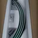 Fire Pit Wind Guard, 23" Glass Wind Guard for Fire Pit Round Table, Made of Clear Tempered Glass Set with Assembly Instructions