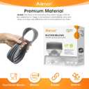 AIEVE Silicone Bellow Compatible for Breville Barista Express, Single Dose Hopper for Breville Espresso Machine,Gray