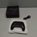 Wireless PC Gaming Controller - Enhanced Wireless Blue-tooth Controller with Hall Joysticks & 1000mAh Battery-Game Controller Work for Android/iOS/Steam and Switch 2/1 with Turbo Controller with Programmable (Black-PC)