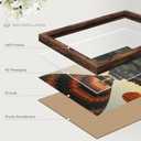 14x18 Picture Frame, Classic Brown Poster Frame, 1 Pack