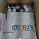 imprsv 3FT Block Marquee Letters Light Up Letters for Birthday Baby Shower Party Backdrop Decor, Large Light Up N for Wedding Decorations Engagement Party Decorations