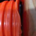 BATTIFE 45" Delineator Post with Base, Traffic Delineator Cones with Reflective Collar for Driving Practice, Construction Work (3, Orange, 45 inch)