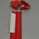 Heart Cake Pop Mold Set with 9 Inch Tray and Sticks, Circle Cake Pop Cutter and Pusher, Baking Molds Kit for Parties, Wedding, Home Desserts Making - Red