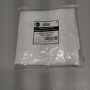 Home Queen Waffle Curtain Valances Window Treatment for Kitchen Bathroom Window, Water Repellent Straight Window Valance, Set of 2, 60 X 16 Inch, White