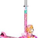 Voyager - Self-Balancing Toddler Kick Scooter, 3-Wheel Scooter with Light-Up Wheels, Extra Wide Deck, Foot Brake, Lean-to-Steer Design, 75 lb Limit, Ages 3+ (Skye)