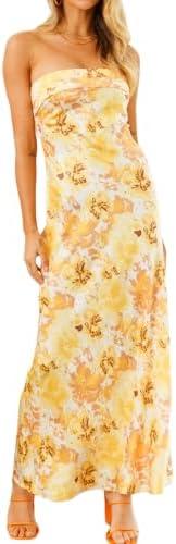 Realtix Satin Silk Backless Tube Tops Maxi Dress for Women Low Back Hollow Out Elegant Strapless Long Dresses Wedding Guest, size Small Realtix Satin Silk Backless Tube Tops Maxi Dress for Women Low Back Hollow Out Elegant Strapless Long Dresses Wedding Guest, size Small