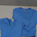 Boys Underwear Toddler Thermal Underwears Ski Base Layer Kids Long John Set Unisex Large (100) / 3T Dark Blue