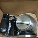 Hamilton Beach Classic Stand and Hand Mixer, 4 Quarts, 6 Speeds with QuickBurst, Bowl Rest, 290 Watts Peak Power, Black and Stainless