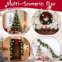 12 Pcs Velvet Christmas Balls Bulk Shatterproof Plastic Christmas Tree Decorations for Decorative Hanging Baubles (12, Haze Blue, 3.15Inch)