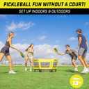 GoSports Pickle 360 Game Set Pickleball Without a Court Outdoor Lawn, Beach, and Backyard Paddle Ball Game