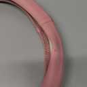 LKWLIKEI Car Steering Wheel Cover, Universal 15 inch, The Latest Microfiber Leather Breathable Technology Fabric, Non-Slip, Comfortable, Warm in Winter and Cool in Summer, Pink