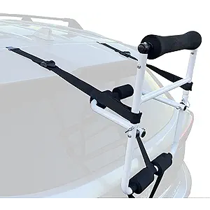 Best Marine Kayak Lift Assist | Kayak Roller Loader for SUV & Hatchbacks | Roof Rack Rollers with Straps | Easy to Load Kayaks, Canoes & SUP Paddle Boards | 90 Pound Weight Capacity