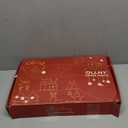 Ollny Christmas Lights Tree 340LED with Topper Star, IP67 Waterproof Remote Control Waterfall Lights with Pole, 16 Modes 3 Timers Dimmable Light Decorations for Outdoor Yard Garden Lawn(Warm White)