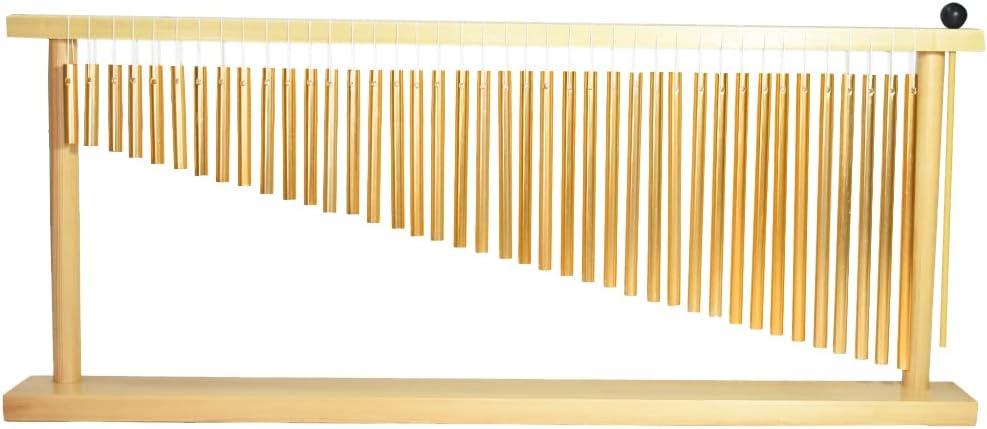 ENNBOM 40-Note Bar Chime Table Top Wind Chime Metal Bars Percussion Instrument with Mallet Treeworks Chimes for Classroom