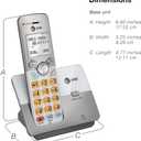 AT&T EL51203 DECT 6.0 2-Handset Cordless Phone with Full-Duplex Speakerphone, Backlit Display & Lighted Keypad, Caller ID/Call Waiting, Intercom, ECO Mode